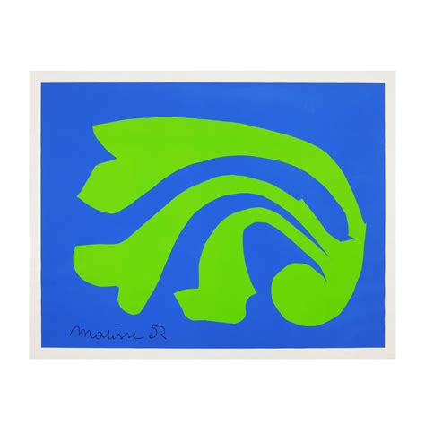 Henri Matisse "The Snail" Vibrant Color Large Serigraph | LELLI