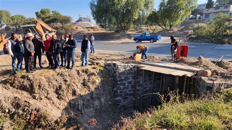 Supervisan Obras En Parque Lineal De Tepeji Del R O