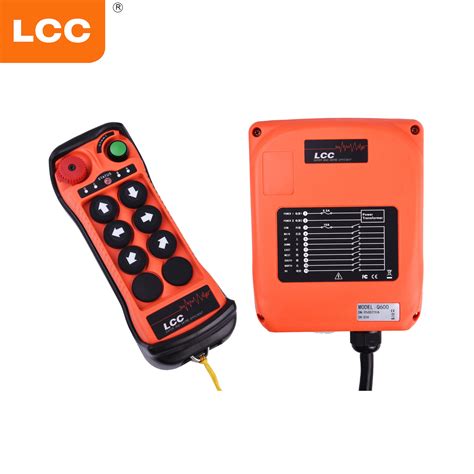 Q600 Wireless Industrial Crane Radio Remote Control For Concrete Pump