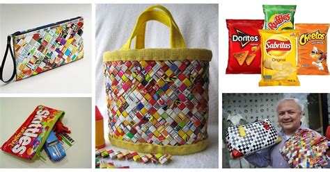 CURSO Aprende cómo hacer Bolsos reciclando bolsitas de papitas