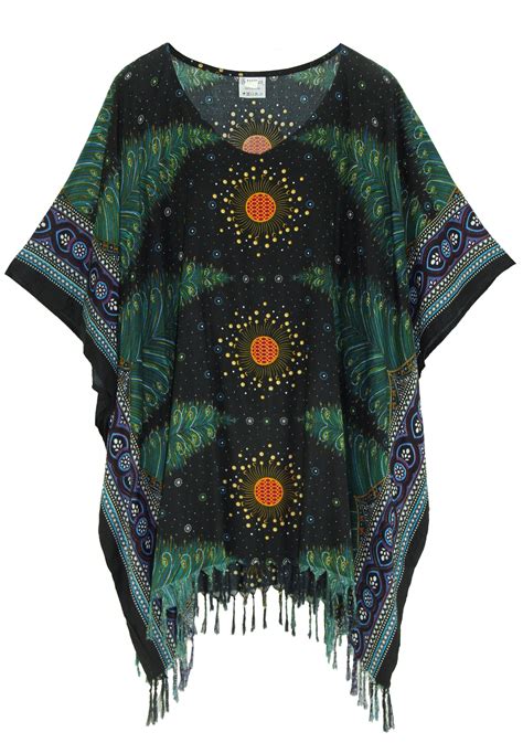 Women Black Boho Caftan Kaftan Tunic Top Blouse Plus Size 3x Etsy