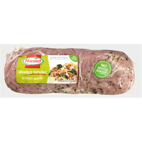 Hormel Lemon Garlic Pork Loin Filet 1 5 Lb Instacart