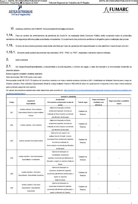 Edital Trt Mg 2022 Anexos Direito Civil II