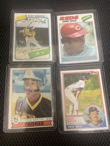 1975 1986 Topps Baseball 12 Complete Sets Yount Brett Henderson Ripken