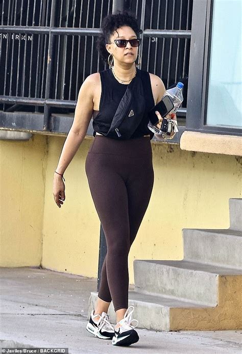 Tia Mowry Heads Home After A Workout Session At The Gym In Studio City