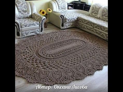 Видео мастер-класс вязания ковра "Майское чудо" 30 ряд - YouTube