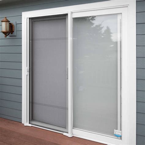 Larson Brisa 36"W x 79.5"H White Retractable Screen For Patio Doors