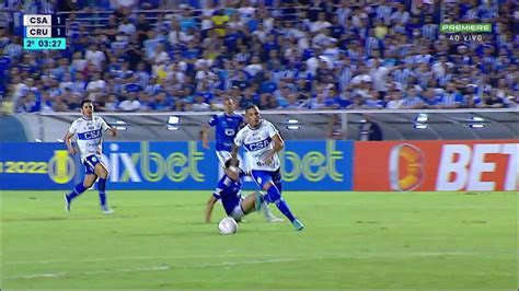 V Deo Csa X Cruzeiro Melhores Momentos Do Tempo Futebol Ge