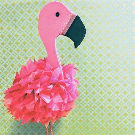 Zelf Maken Met Papier Flamingo Knutselen Met Papier Flamingo