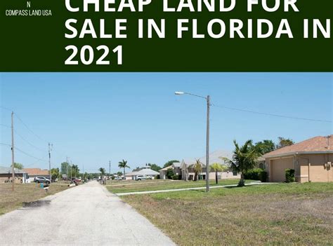 Where to Find Cheap Land for Sale in Florida in 2021