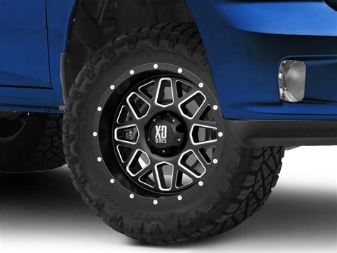 XD RAM Grenade Satin Black Milled 5 Lug Wheel 18x9 12mm Offset