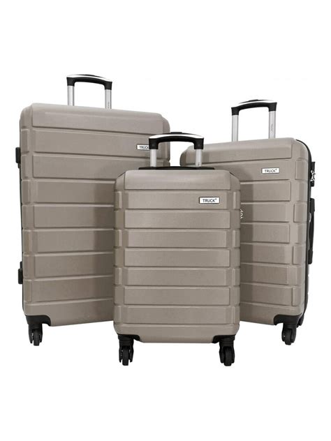 Lot 3 Valises Rigides Dont 1 Valise Cabine ABS Gris Kiabi 260 00