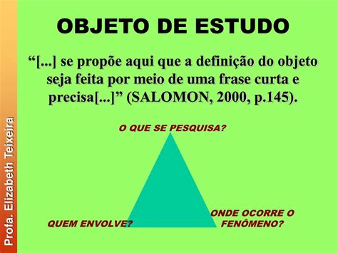 O Que É Objeto De Estudo - PPT - Objeto de estudo e Problema de pesquisa PowerPoint Presentation ...