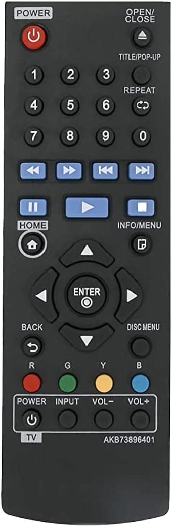 Amazon Ghust Akb Remote Control Replacement For Lg Blu Ray