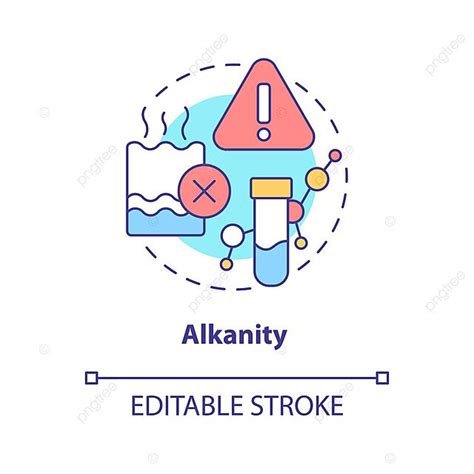 Alkalinity Concept Icon Flat Graphic Illustration Vector Flat Graphic