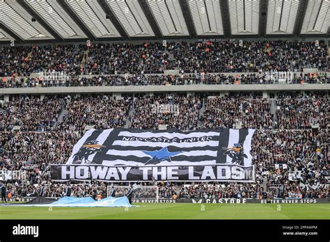 Newcastle Uk Rd Apr How The Lads Banner Before Kick Off