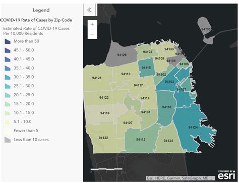 map of sf zip codes 8