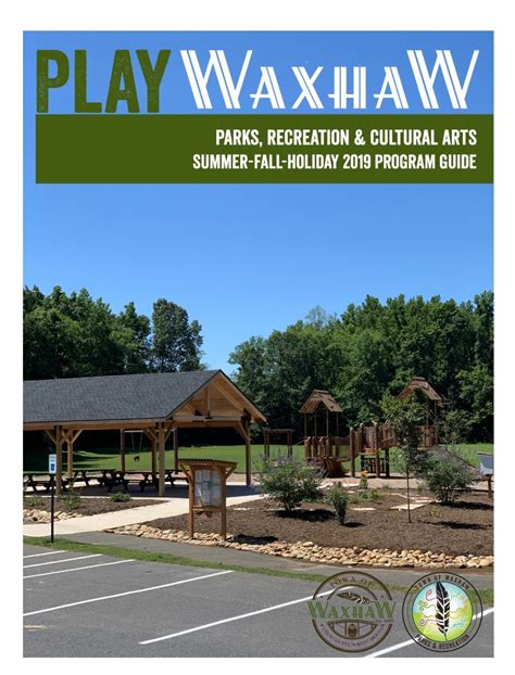 Waxhaw Parksrecreation Department Debuts Fall Programs Parks And