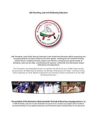 Uae Wrestling PDF