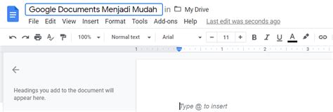 Cara Membuat Google Docs Dengan Mudah Untuk Pemula — Eudeka! 