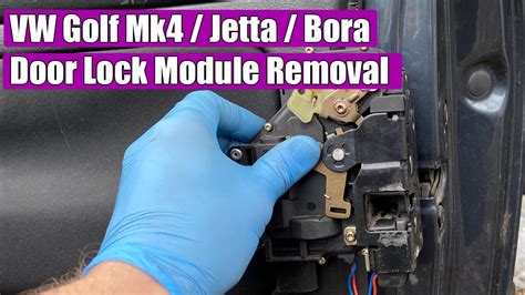 How To Remove Door Lock Module From A VW Golf Mk4 Jetta Bora