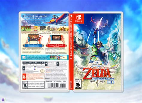 The Legend of Zelda: Skyward Sword HD Replacement Cover Art & - Etsy