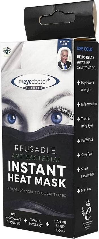 The Eye Doctor Click And Go Reusable Instant Heat Mask • Pris