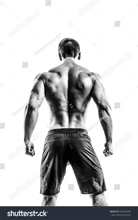 Back View Torso Attractive Male Body Stock Photo Edit Now