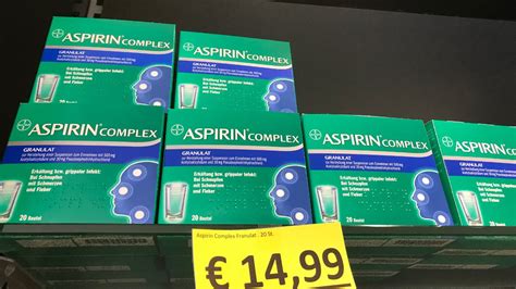 Freundschaftspreis für Aspirin Complex APOTHEKE ADHOC