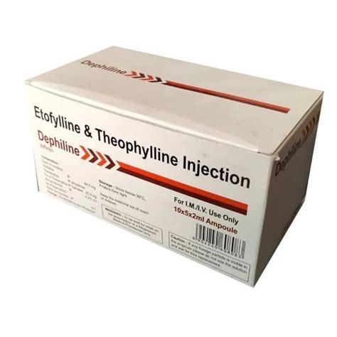 Etofylline Theophylline Injection Well Care Pharma At Rs 216 Box