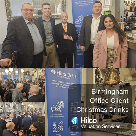 Annual Birmingham Office Client Drinks Hilco Valuation Services