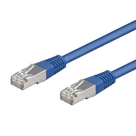 Cordon RJ45 Cat 6 F UTP LSZH 0 5M Bleu