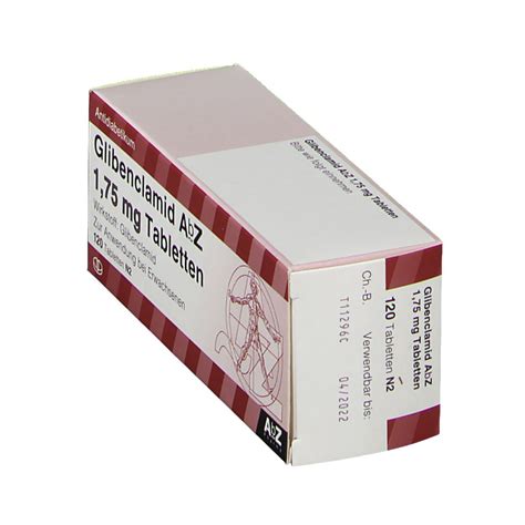 Glibenclamid AbZ 1 75Mg 120 St Mit Dem E Rezept Kaufen Shop Apotheke