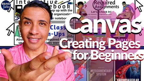 Canvas For Teachers Creating Pages And Setting A Homepage Youtube