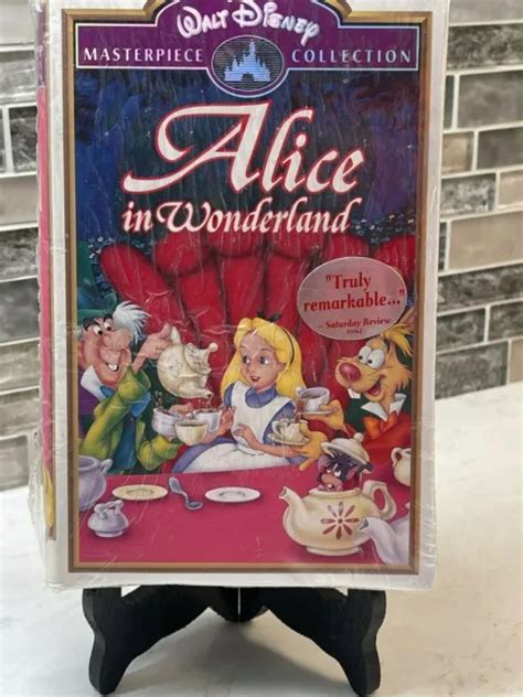 ALICE IN WONDERLAND VHS Walt Disney Masterpiece Collection New