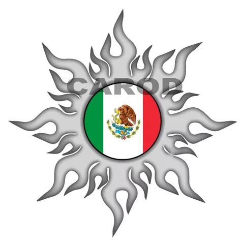 Tribal Mexican Flag