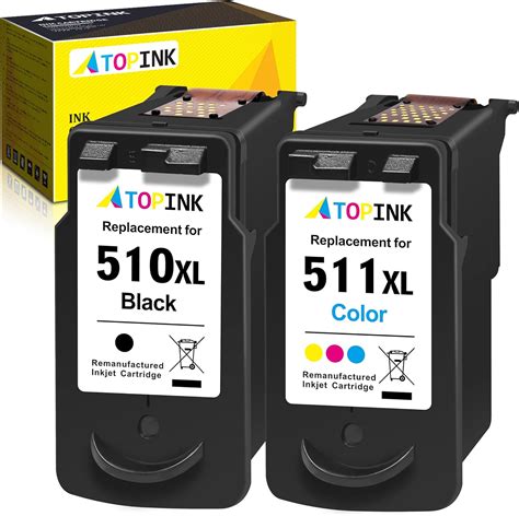 Atopink 510 And 511 Ink Cartridges 510 511 Xl Remanufactured Printer