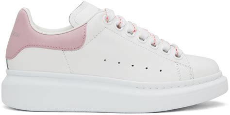 Alexander McQueen White Oversized Sneakers SSENSE