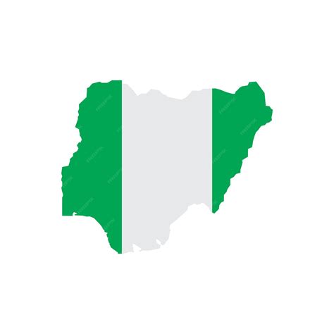 Premium Vector | Nigeria map icon vector