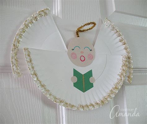 Paper Plate Angel Fun Christmas Paper Plate Craft