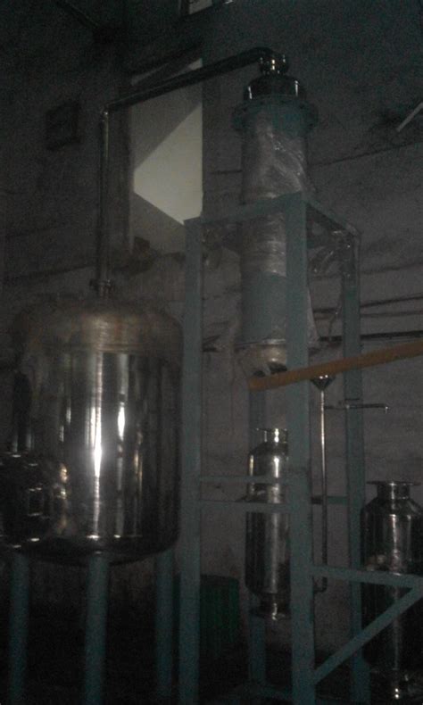 Ms Steam Distillation Plant For Steamer Capacity Liter At Rs