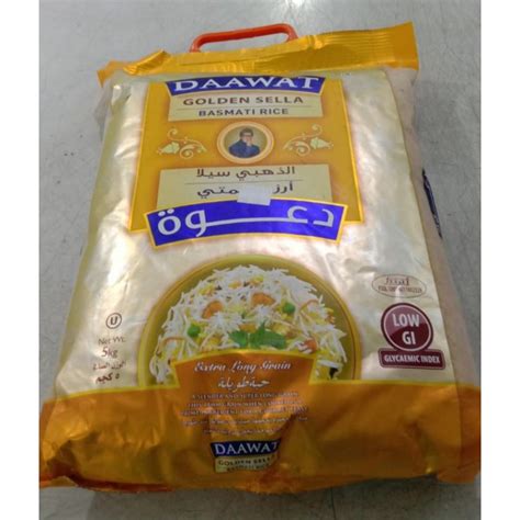 Jual Beras Basmati Daawat Golden Sella Kg Shopee Indonesia