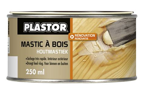 Mastic à Bois Plastor 250g Mastic à Bois Polyester Bi Composant