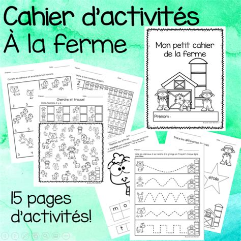 Cahier D Activités À La Ferme