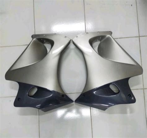 Jual Fairing Bawah Ninja Rr Old Zx Silver Polos Original Kawasaki Di