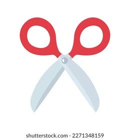 Red Scissors Emoji Vector Symbol Sign Stock Vector (Royalty Free ...