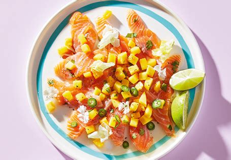 Ceviche Salmon With Mango And Green Chilli Recipe