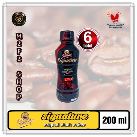 Kopi Kapal Api Signature Botol Pet Ml Kemasan Pcs Lazada