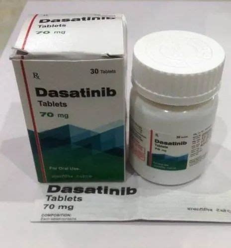 DASATINIB 70 MG KWALITY PHARMACEUTICAL LTD 30 Tab At 10000 Bottle