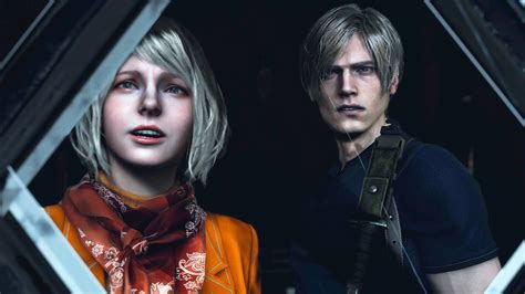 Resident Evil Remake Leon Meets Ashley For The First Time K